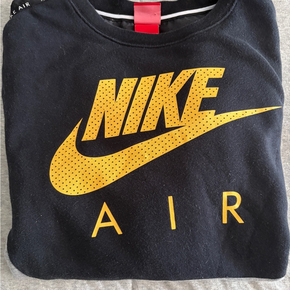 Nike Air Black and Gold Sweatshirt